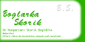 boglarka skorik business card